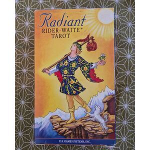 Radiant Rider Waite Tarot Deck US Games Systems Complete 78 Cards Booklet